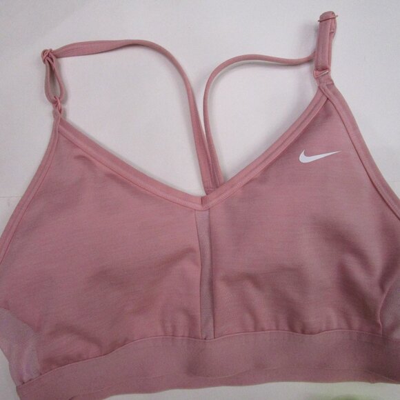 5 Sports Bra Dri Fit Swoosh Pro Racer Back Foam Insert Cups Medium - Picture 7 of 10